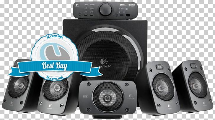 Logitech Z906 5.1 Surround Sound THX Loudspeaker Home Theater Systems PNG, Clipart, 51 Surround Sound, Audio, Audio Equipment, Audio Power, Car Subwoofer Free PNG Download