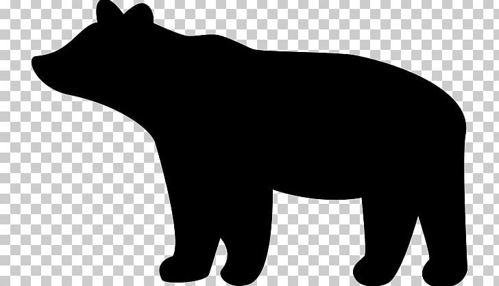 American Black Bear Giant Panda Silhouette PNG, Clipart, American Black Bear, Art, Bear, Black, Black And White Free PNG Download