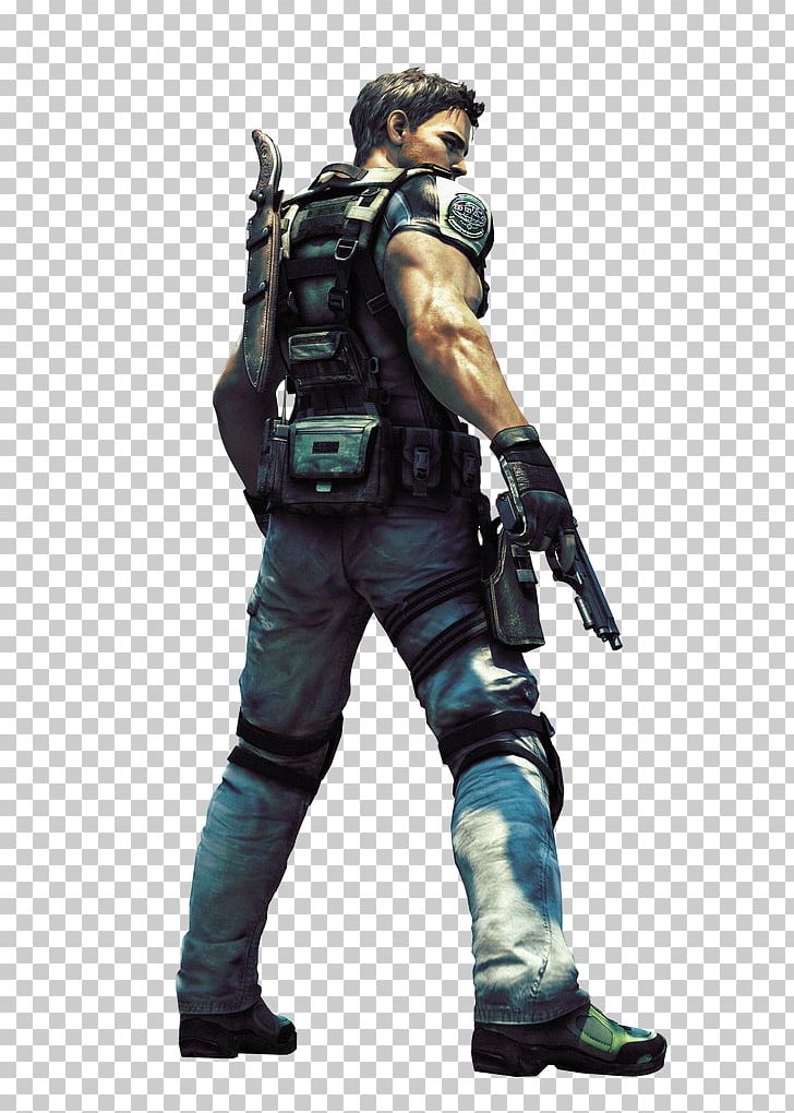 Resident Evil 5 Chris Redfield Resident Evil: The Mercenaries 3D Xbox 360 PNG, Clipart, Action Figure, Army, Bsaa, Capcom, Character Free PNG Download