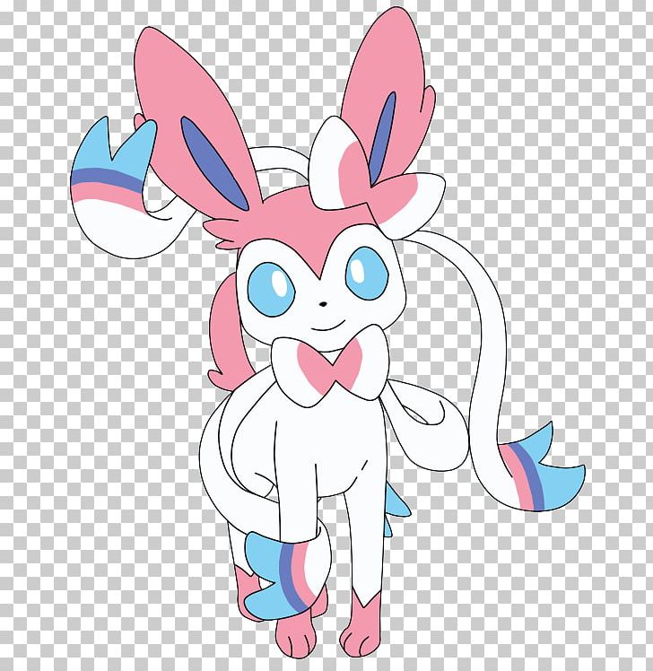 Sylveon Eevee Pokémon X And Y Pikachu PNG, Clipart, Animal Figure, Area, Art, Artwork, Domestic Rabbit Free PNG Download