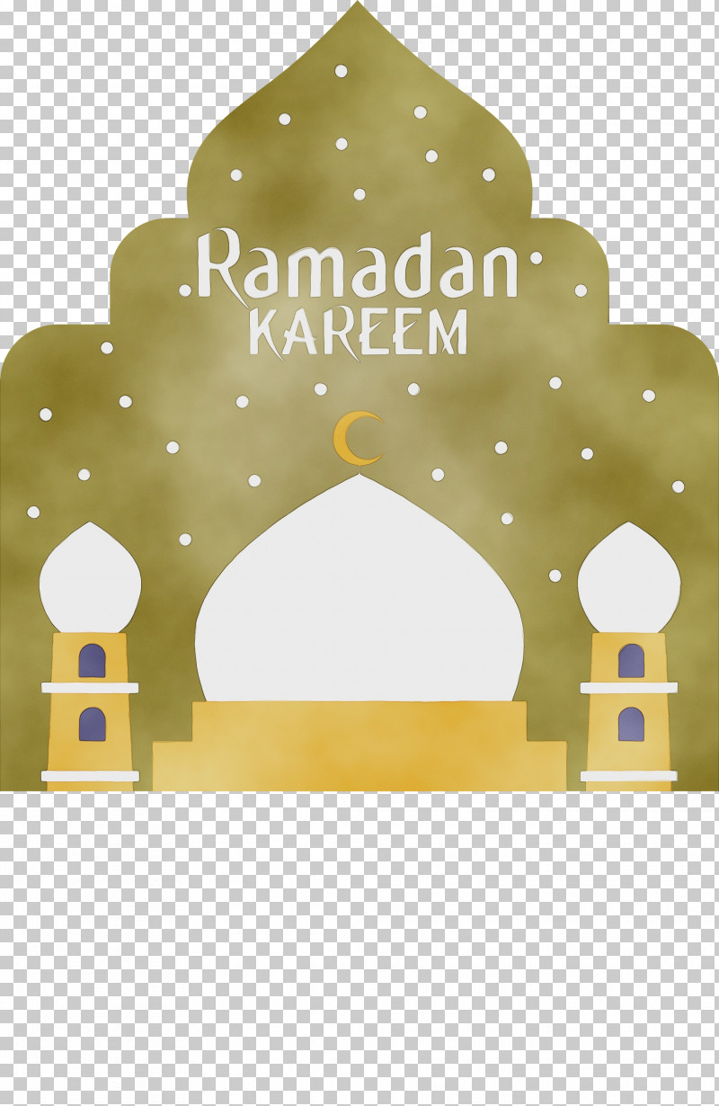 Yellow Font Pattern Non-commercial Activity High-definition Television PNG, Clipart, Highdefinition Television, Noncommercial Activity, Paint, Ramadan Kareem, Watercolor Free PNG Download