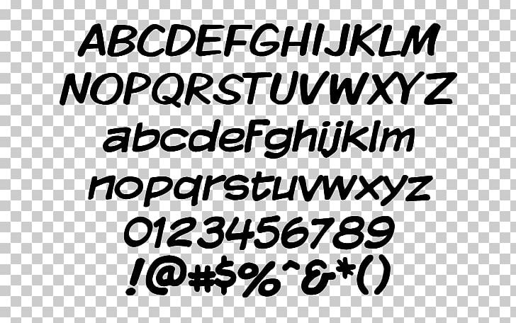 Computer Font Open-source Unicode Typefaces Sans-serif Comics Font PNG, Clipart, Angle, Area, Black, Black And White, Calligraphy Free PNG Download