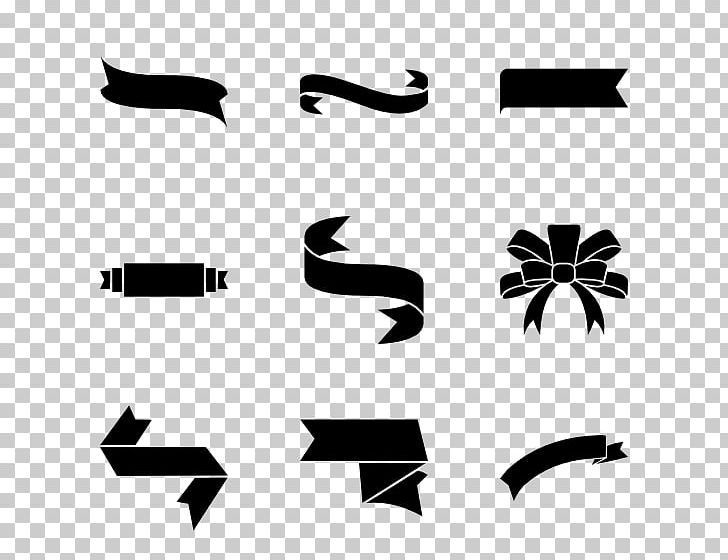 Computer Icons Black Ribbon PNG, Clipart, Angle, Awareness Ribbon, Banner, Black, Black And White Free PNG Download