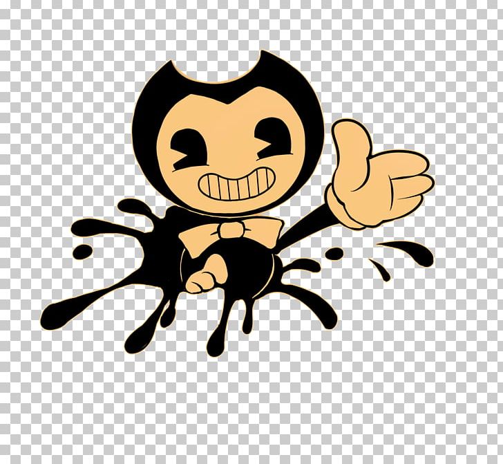 Bendy And The Ink Machine Hello Bendy Neighbor Fan Art TheMeatly Games Drawing PNG, Clipart, Android, Art, Bendy, Bendy And The Ink Machine, Black Free PNG Download