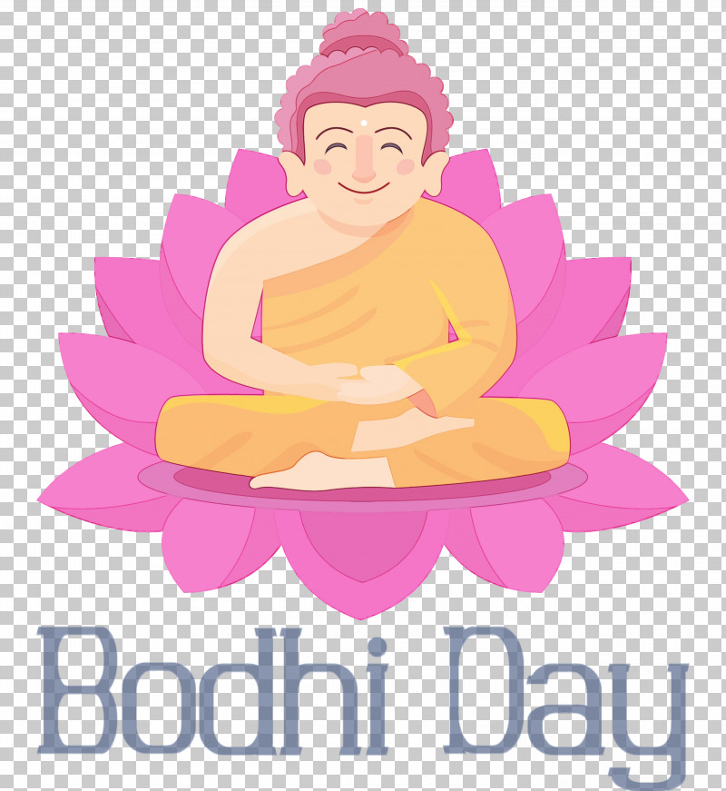 Sacred Lotus Flower Drawing Pink Petal PNG, Clipart, Bodhi, Bodhi Day, Color, Drawing, Flower Free PNG Download