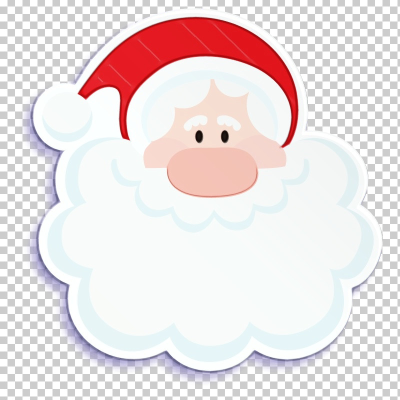 Santa Claus PNG, Clipart, Cartoon, Circle, Cloud, Paint, Pink Free PNG Download