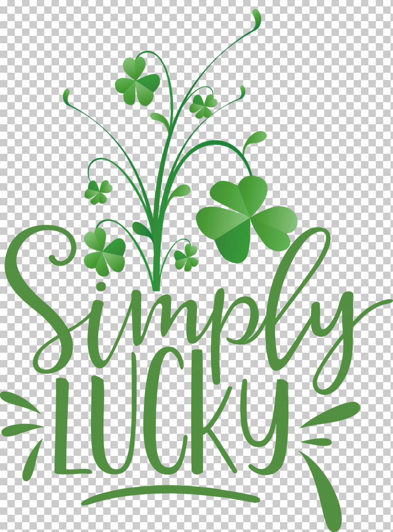 Shamrock Simply Lucky Saint Patricks Day PNG, Clipart, Clover, Flora, Flower, Leaf, Logo Free PNG Download