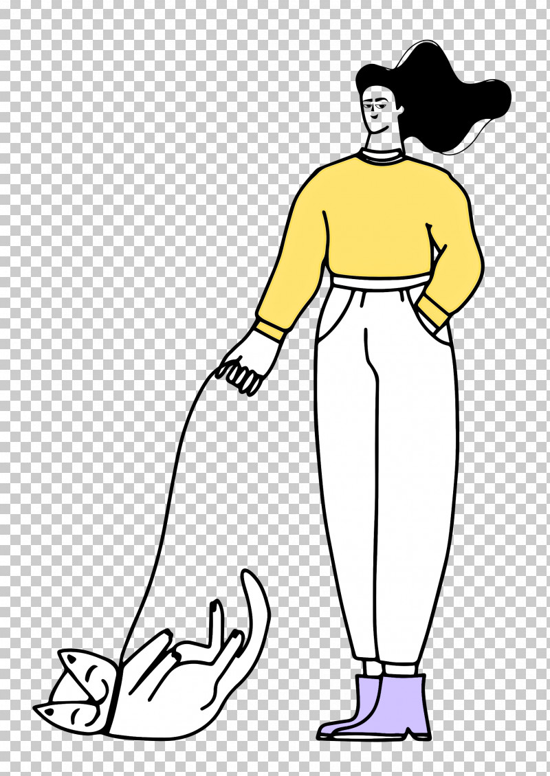 Walking The Cat PNG, Clipart, Character, Clothing, Joint, Line Art, Shoe Free PNG Download