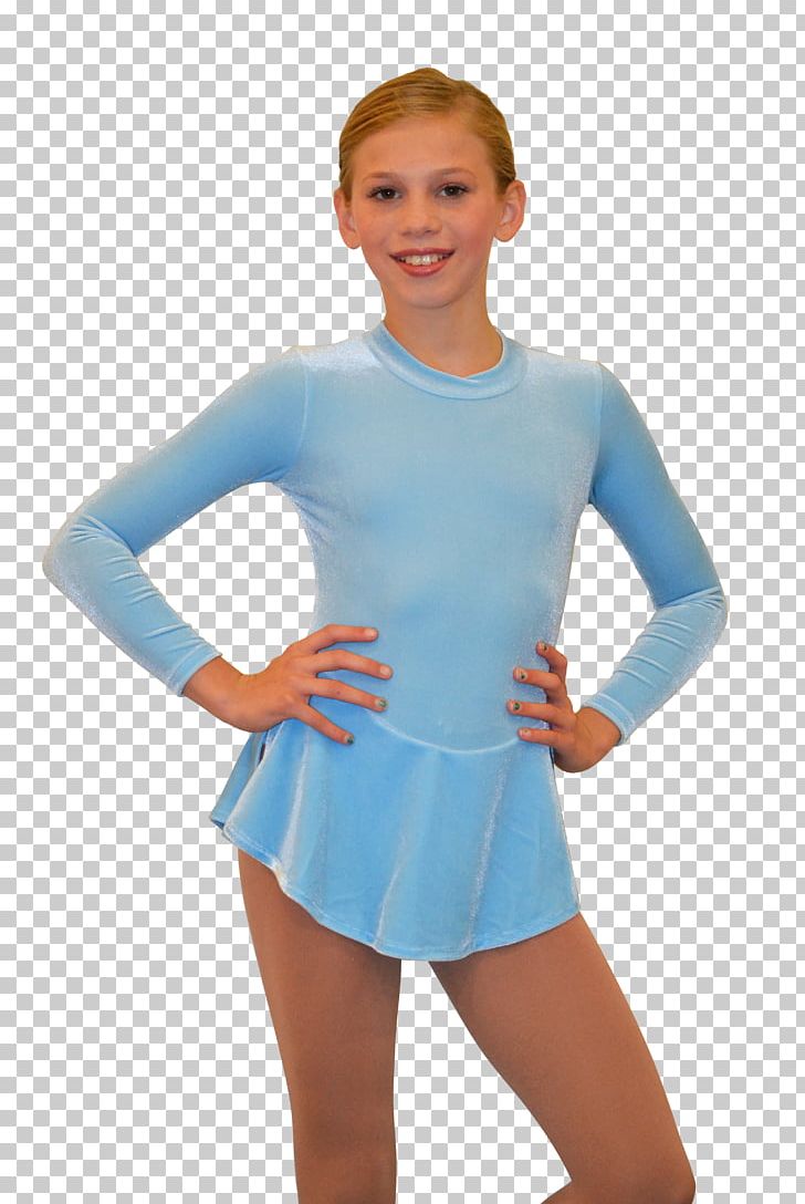 Dress Ice Skating Sleeve Clothing Neckline PNG, Clipart, Arm, Baby Blue, Blue, Bridesmaid Dress, Cheerleading Uniform Free PNG Download