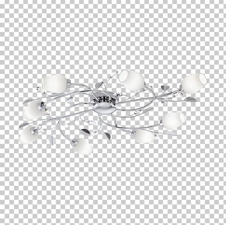 Eglo PITALE Glass Flower Semi Flush Light Ceiling Fixture Ceiling Light Fixtures PNG, Clipart, Black And White, Body Jewelry, Ceiling, Ceiling Fixture, Chandelier Free PNG Download