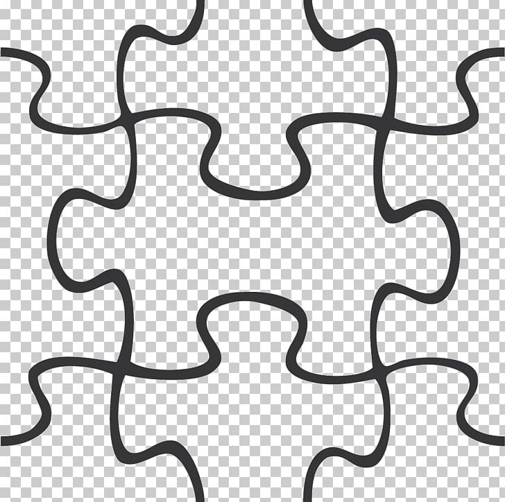 Jigsaw Puzzles Template PNG, Clipart, Area, Art Black And White, Black, Black And White, Coloring Book Free PNG Download