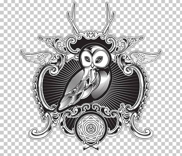 T-shirt Symbol Owl PNG, Clipart, Black And White, Clothing, Crew Neck, Designer, Eye Free PNG Download