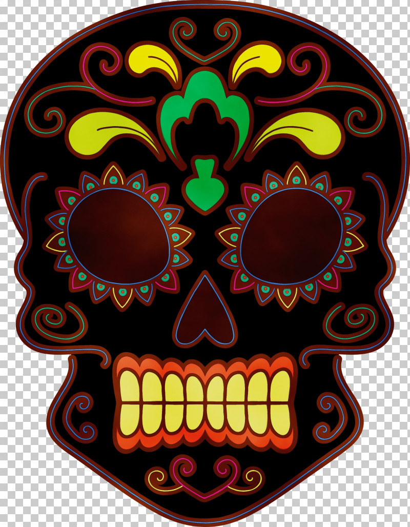 Skull Art PNG, Clipart, Calavera, D%c3%ada De Muertos, Day Of The Dead, Digital Art, Drawing Free PNG Download