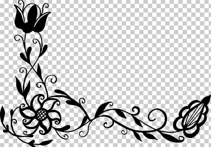 Flower Floral Design PNG, Clipart, Art, Artwork, Black, Black And White, Branch Free PNG Download