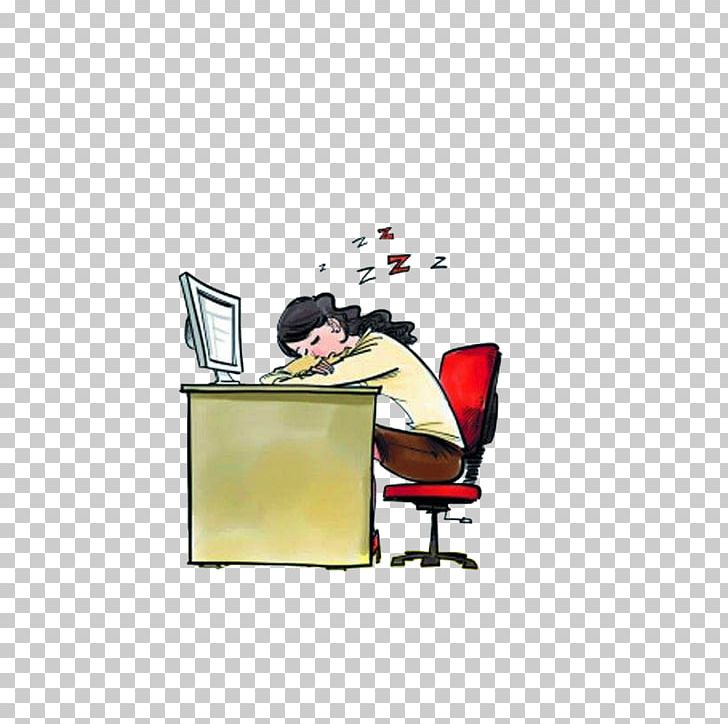 clipart person sleeping at computer