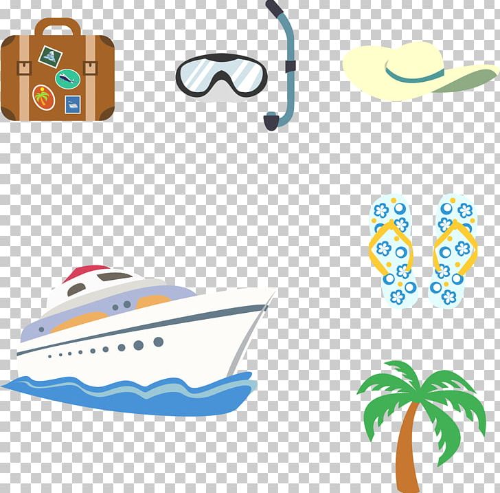 Travel Vacation Illustration PNG, Clipart, Area, Artwork, Beach Hat, Floating Island, Glasses Free PNG Download