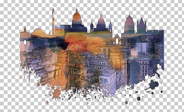 Birmingham The Architecture Of The City Skyline Watercolor Painting Building PNG, Clipart, Architecture, Architecture Of The City, Art, Birmingham, City Free PNG Download