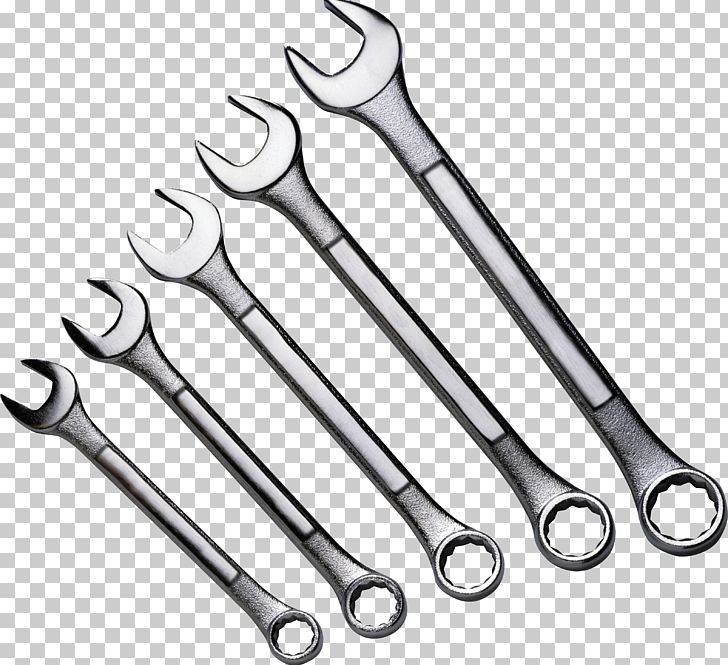 Hand Tool Car Wrench Home Repair PNG, Clipart, Auto Mechanic, Automobile Repair Shop, Auto Part, Black And White, Drawing Free PNG Download