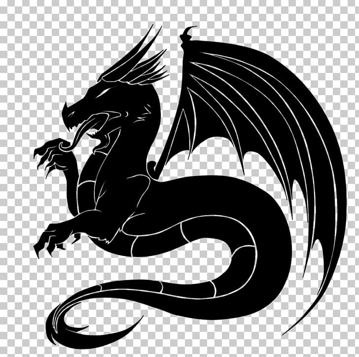 Dragon Black Carnivora Silhouette PNG, Clipart, Art, Black, Black And White, Black M, Carnivora Free PNG Download