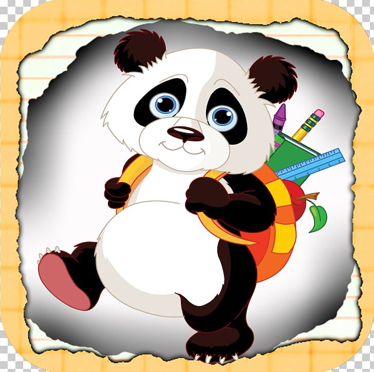 Giant Panda Student PNG, Clipart, Art, Baby, Bear, Carnivoran, Cartoon Free PNG Download