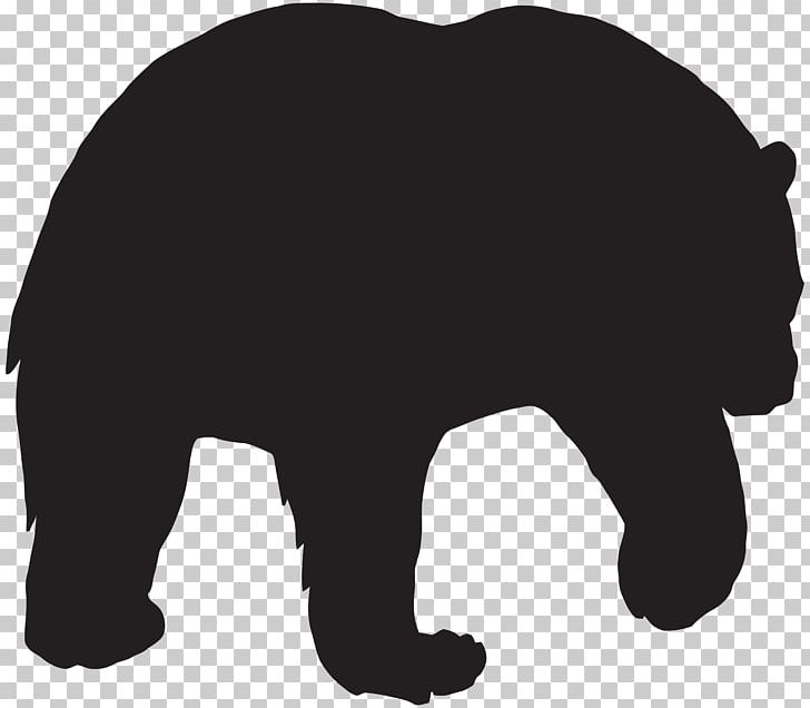 Silhouette Light Portrait Design PNG, Clipart, American Black Bear, Animal, Bear, Black, Black And White Free PNG Download
