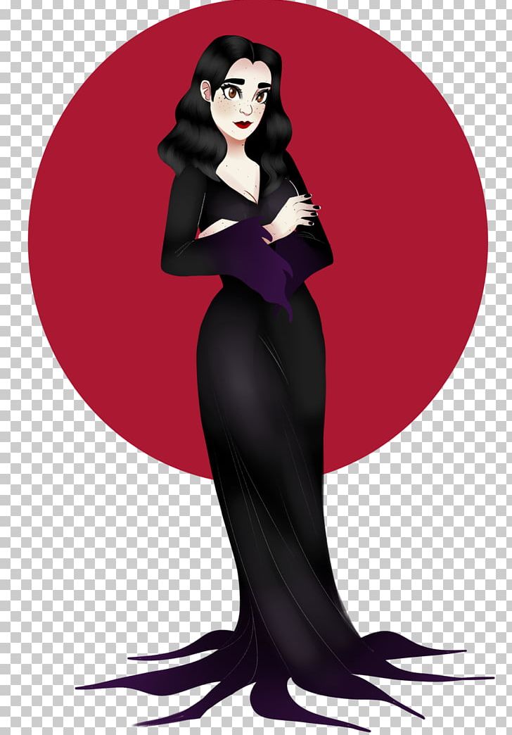 Morticia Addams Beauty Cartoon PNG, Clipart, Art, Beauty, Black Hair, Cartoon, Character Free PNG Download