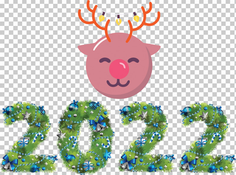 2022 New Year 2022 Happy 2022 New Year PNG, Clipart, Antler, Bauble, Biology, Christmas Day, Christmas Ornament M Free PNG Download