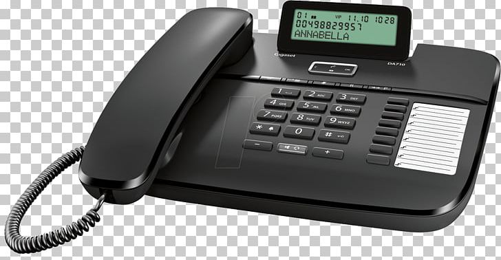 Gigaset DA710 Telephone Home & Business Phones Gigaset DA610 Analog Signal PNG, Clipart, Analog Signal, Answering, Audioline Bigtel 48, Communication, Corded Phone Free PNG Download