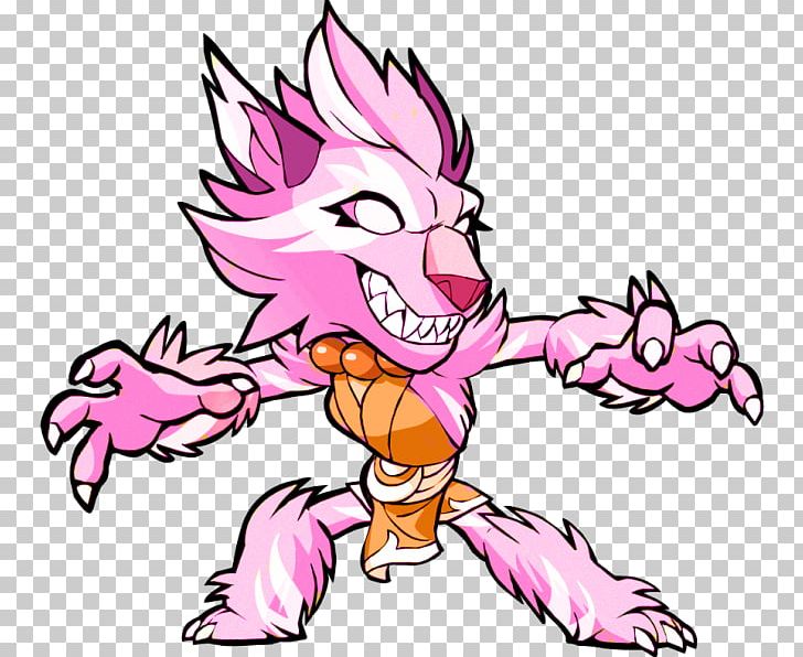 Color Line Art Pink PNG, Clipart, Animal Figure, Art, Artwork, Brawlhalla, Cartoon Free PNG Download