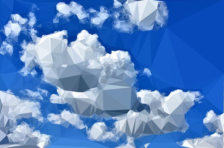 Sky Low Poly Cloud Blue PNG, Clipart, Arctic, Blue, Cloud, Cloud Cover, Cloudscape Free PNG Download