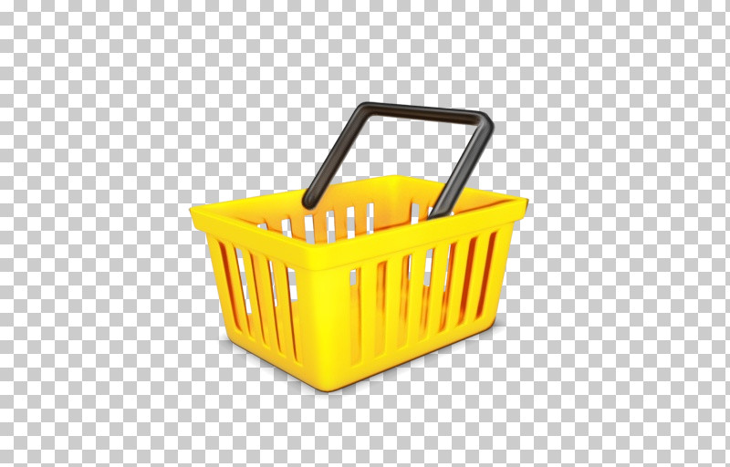 Yellow Storage Basket Basket Plastic Vehicle PNG, Clipart, Basket, Home Accessories, Paint, Plastic, Storage Basket Free PNG Download