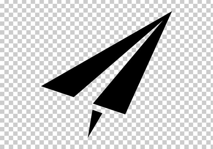 Airplane Paper Plane Computer Icons PNG, Clipart, Airplane, Angle, Black, Black And White, Brand Free PNG Download