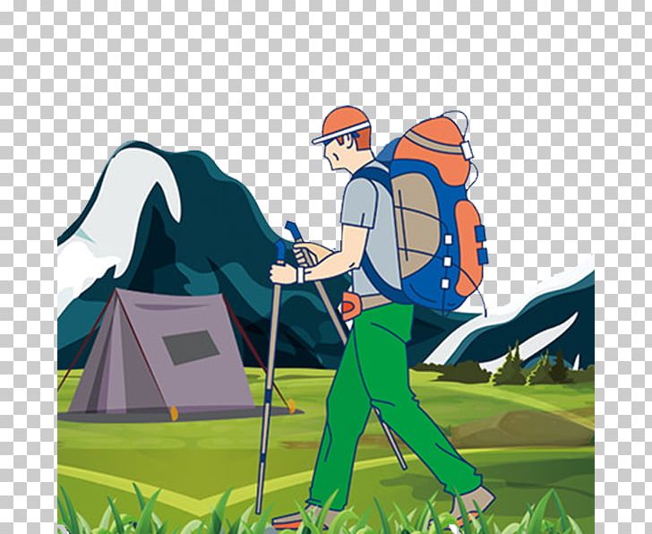Backpacking Cartoon Illustration PNG, Clipart, Angry Man, Art, Backpack, Backpacking, Baggage Free PNG Download