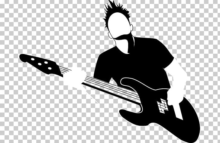 Bass Guitar Blink-182 Punk Rock Computer Icons Icon PNG, Clipart, Art, Black, Black And White, Blink182, Electric Guitar Free PNG Download