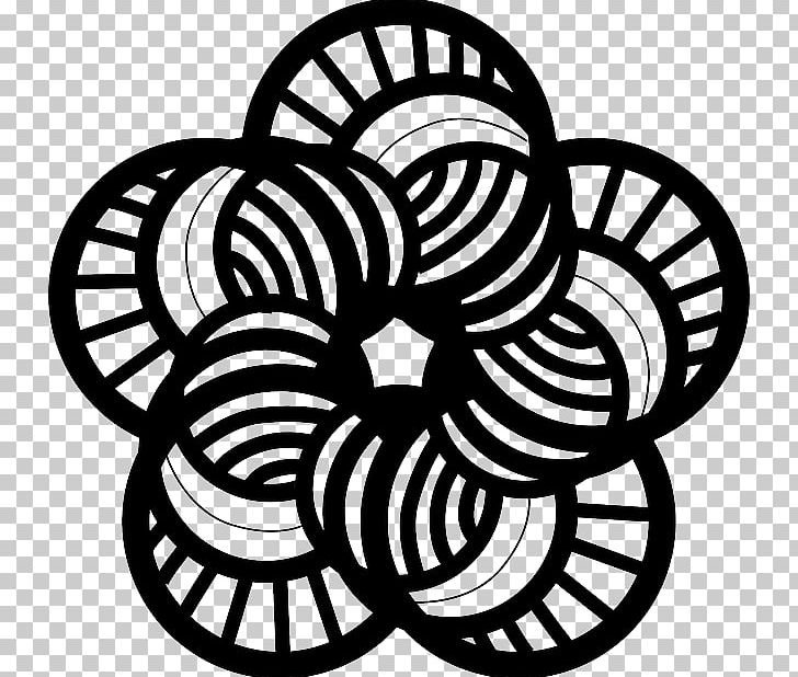 Drawing Flower Line Art PNG, Clipart, Art, Artwork, Black And White, Circle, Computer Icons Free PNG Download