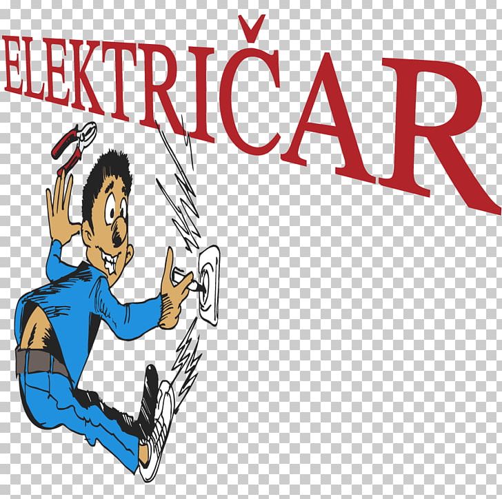 Illustration Electrician Brand Logo PNG, Clipart, Art, Black And White, Brand, Cartoon, Character Free PNG Download