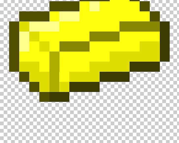 minecraft gold ingot pixel art