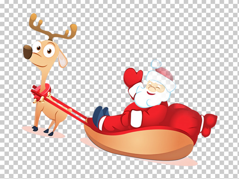 Santa Claus PNG, Clipart, Animation, Cartoon, Christmas, Deer, Reindeer Free PNG Download