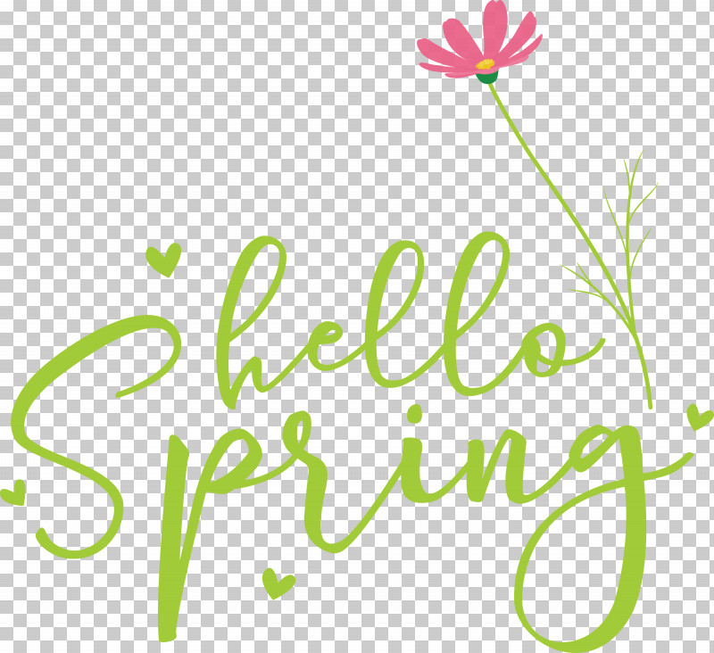Hello Spring Spring PNG, Clipart, Cut Flowers, Floral Design, Flower, Green, Hello Spring Free PNG Download