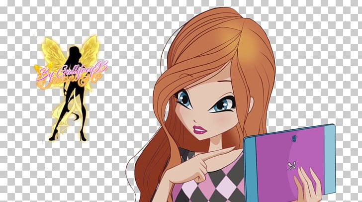 Bloom Stella Drawing Fan Art PNG, Clipart, Anime, Art, Bloom, Brown Hair, Cartoon Free PNG Download