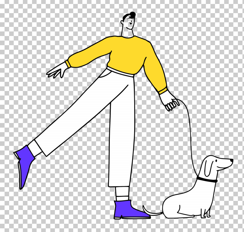 Walking The Dog PNG, Clipart, Fashion, Hm, Joint, Line, Line Art Free PNG Download