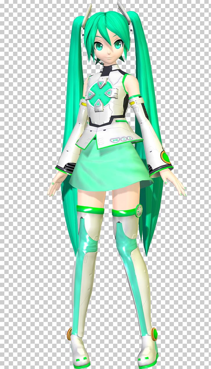 Hatsune Miku Green Kittie Character Sega RIP PNG, Clipart, Action Figure, Anime, Character, Closing Credits, Clothing Free PNG Download