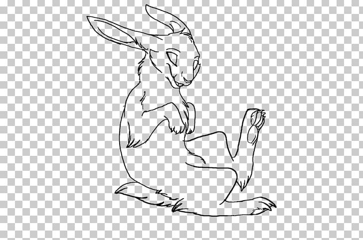 Rabbit Line Art Hare Cartoon Sketch PNG, Clipart, Animals, Area, Arm, Art, Artwork Free PNG Download