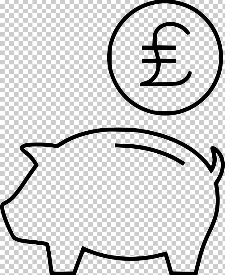 Saving Computer Icons Money Piggy Bank PNG, Clipart, Angle, Area, Black, Black And White, Circle Free PNG Download