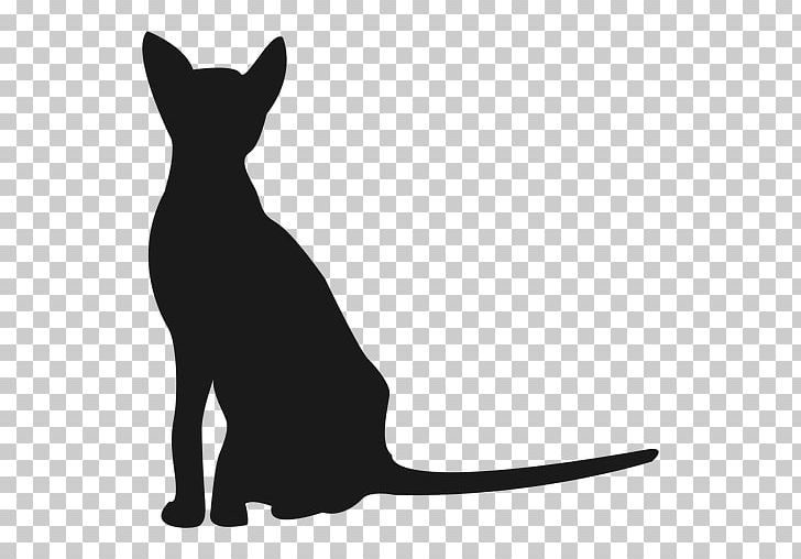 Whiskers Black Cat Silhouette Kitten PNG, Clipart, Animals, Black, Black And White, Black Cat, Carnivoran Free PNG Download