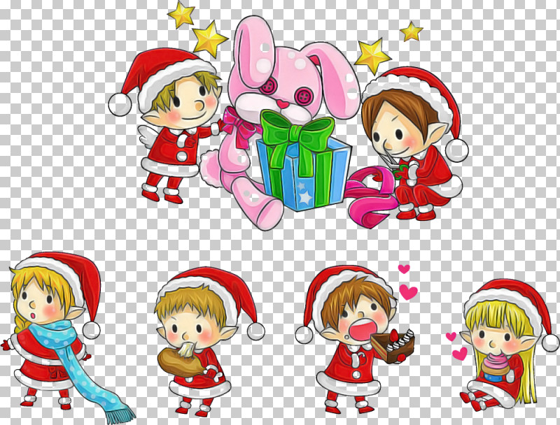 Cartoon Christmas Happy Sticker Christmas Eve PNG, Clipart, Cartoon, Christmas, Christmas Eve, Happy, Sticker Free PNG Download