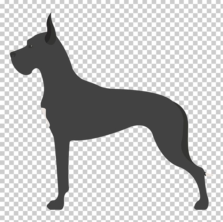 Great Dane Dog Breed Dobermann Boxer German Shepherd PNG, Clipart, Black, Black And White, Boxer, Breed, Bulldog Free PNG Download