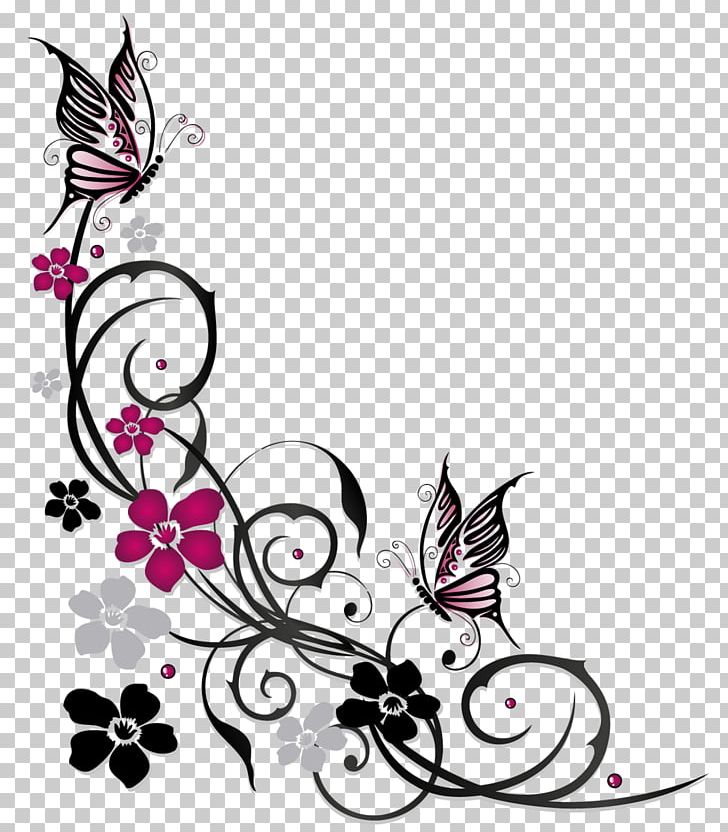 Butterfly Flower Ornament PNG, Clipart, Abstract Flowers, Art, Artwork, Branch, Brush Footed Butterfly Free PNG Download