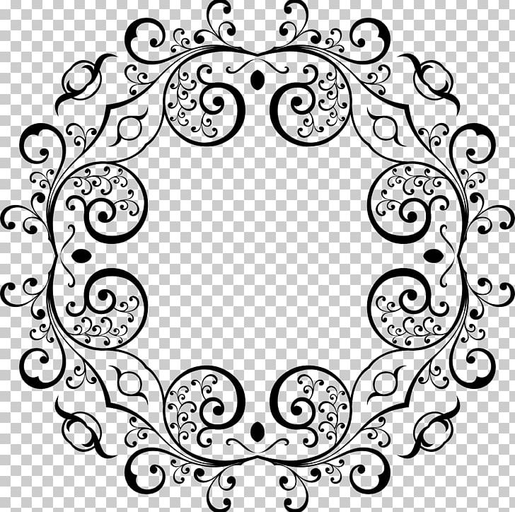 Floral Design Logo PNG, Clipart, Area, Art, Black, Black And White, Circle Free PNG Download
