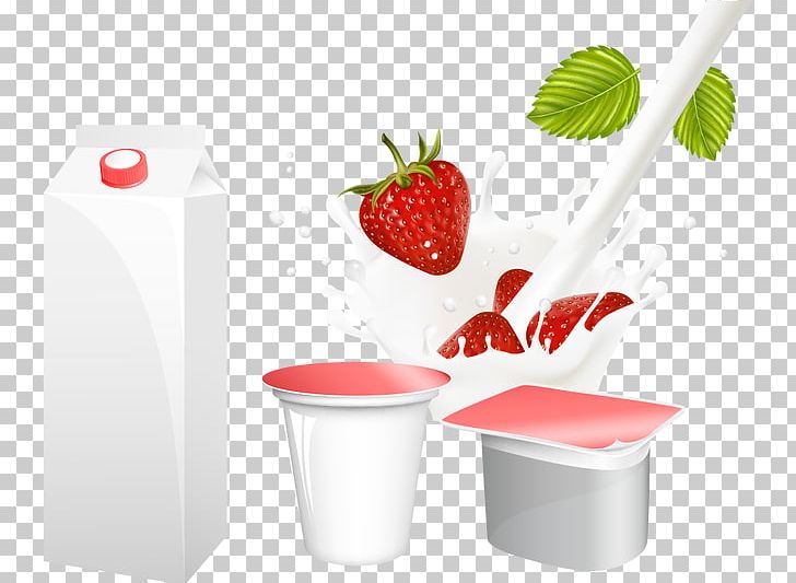 Milk Strawberry Yogurt PNG, Clipart, Berry, Bottle, Coconut Milk, Cup, Drink Free PNG Download